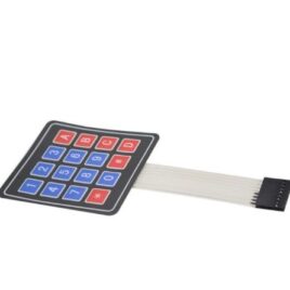 Teclado matricial de membrana com 16 teclas (4 x 4)