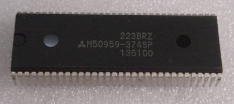 M50959-S374SP SINGLE CHIP 8 BIT CMOS MICROCOMPUTER