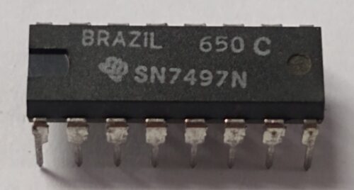 SN7497N  SYNCHRONOUS 6 BIT BINARY RATE MULTIPLIERS