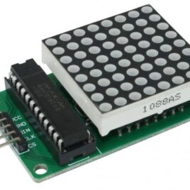 Módulo Matriz de LED 8X8 Vermelho MAX7219 + Jumpers